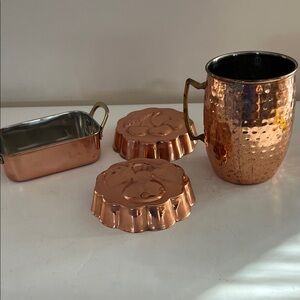 Elegant Vintage Copper Kitchen Accessories
